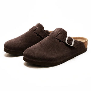 Suede Clogs