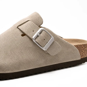 Suede Clogs