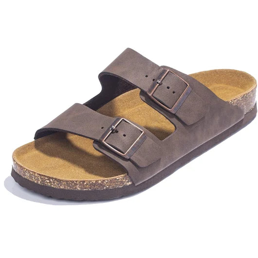 Sandaler med dubbla remmar