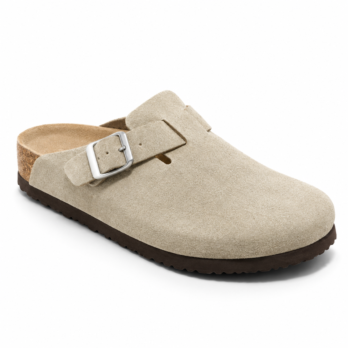 Suede Clogs